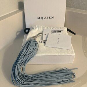 Alexander McQueen Tassel Leather Charm New with tags